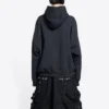 Balenciaga x THE SIMPSONS Cotton Hoodie Wide Fit “Black” 675003TLVG81000