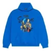 Balenciaga x THE SIMPSONS Cotton Hoodie Wide Fit “Blue” 674986TLVG84210