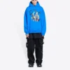 Balenciaga x THE SIMPSONS Cotton Hoodie Wide Fit “Blue” 674986TLVG84210