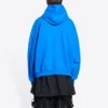 Balenciaga x THE SIMPSONS Cotton Hoodie Wide Fit “Blue” 674986TLVG84210