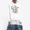 Balenciaga x THE SIMPSONS Cotton Hoodie Wide Fit “White” 675003TLVG89016