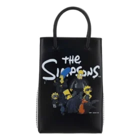 Balenciaga x The Simpsons Mini Shopping Bag “Black” 59382623VBN1000