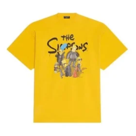 Balenciaga x THE SIMPSONS Oversized Cotton T-Shirt “Yellow” 676589TLVG77200 Balenciaga x THE SIMPSONS Oversized Cotton T-Shirt “Yellow” 676589TLVG77200