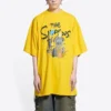 Balenciaga x THE SIMPSONS Oversized Cotton T-Shirt “Yellow” 676589TLVG77200