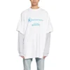 Balenciaga x WFP Double Sleeves T-Shirt “White” 698089TMVL29086