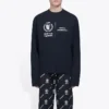 Balenciaga x WFP Long Sleeve T-Shirt Medium Fit “Black” 612967THV841000