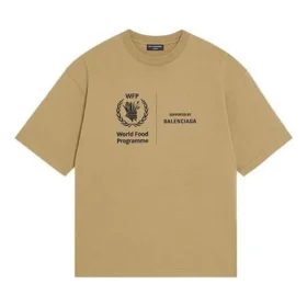 Balenciaga x WFP T-Shirt Medium Fit “Khaki” 612966THV849605 Balenciaga x WFP T-Shirt Medium Fit “Khaki” 612966THV849605