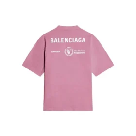 Balenciaga x WFP T-Shirt Medium Fit “Pink” 612966THV845621 Balenciaga x WFP T-Shirt Medium Fit “Pink” 612966THV845621