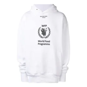 Balenciaga x World Food Programme Hoodie “White Black” 541870TCV343307