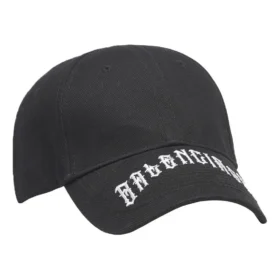 Balenciga Embroidered Tattoo Logo Visor Cap “Black” 570102410B71077 Balenciga Embroidered Tattoo Logo Visor Cap “Black” 570102410B71077