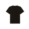 Band Portrait Printing Logo Retro Loose Short Sleeve Unisex Black 612966TIVA11000
