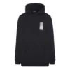 Barcode Cotton Hoodie “Black” 651799TKVE61070