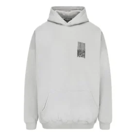 Barcode Cotton Hoodie “Grey” 651799TKVE68174