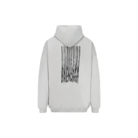 Barcode Cotton Hoodie “Grey” 651799TKVE68174