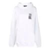 Barcode Cotton Hoodie “White” 651799TKVE69040