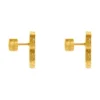 Bb 2.0 Textured Xs Earrings “Gold” 782982TZ99G0705