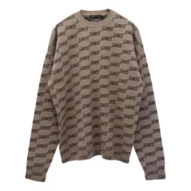 BB Allover Crewneck Knit Sweater “Beige” 733859T32539378