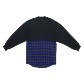 BB Authentic Patched Long Sleeve T-Shirt “Black Blue” 698227TMM085212