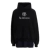 BB Be Different Patched T-Shirt Hoodie “Black” 720406TNVV11070