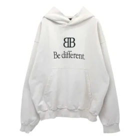 BB Be Different Popover Hoodie “Ecru Black” 720426TNVB49784