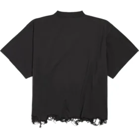 BB Classic Balenciaga Cropped T-shirt Oversized “Black” 783399TQVS81083