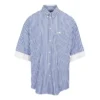 BB Icon Layered Short Sleeve Shirt “Blue White” 699195TMM234640