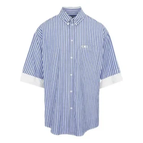 BB Icon Layered Short Sleeve Shirt “Blue White” 699195TMM234640