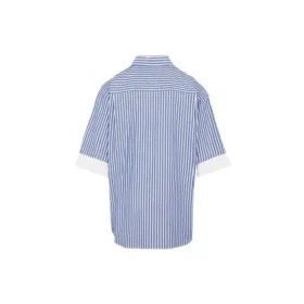 BB Icon Layered Short Sleeve Shirt “Blue White” 699195TMM234640