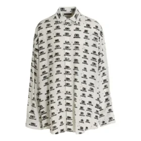 BB Icon Poplin Shirt “White Black” 733755TNL889040