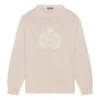 BB Laurel Crown Logo Crewneck Knitted Sweater “Beige” 664369T32119028