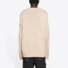 BB Laurel Crown Logo Crewneck Knitted Sweater “Beige” 664369T32119028