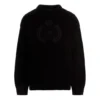 BB Laurel Crown Logo Crewneck Knitted Sweater “Black” 664369T32111000