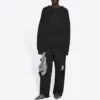 BB Laurel Crown Logo Crewneck Knitted Sweater “Black” 664369T32111000