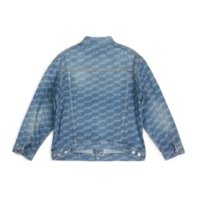 BB Monogram Large Fit Jacket “Blue” 675208TMW370443