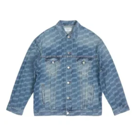 BB Monogram Large Fit Jacket “Blue” 675208TMW374437