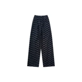 BB Monogram Pajama Pants “Black Grey” 658883TML361269