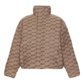 BB Monogram Puffer Jacket “Beige Brown” 681885TML339378