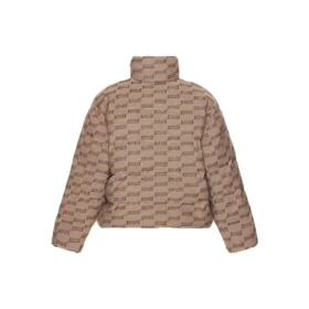 BB Monogram Puffer Jacket “Beige Brown” 681885TML339378