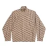 BB Monogram Tracksuit Jacket Regular Fit “Beige Brown” 704495TML369378