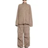 BB Monogram Tracksuit Jacket Regular Fit “Beige Brown” 704495TML369378