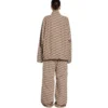 BB Monogram Tracksuit Jacket Regular Fit “Beige Brown” 704495TML369378