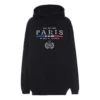 BB Paris Flag Cotton Hoodie “Black” 570811TGV681000