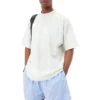 BB Paris Strass T-shirt Medium Fit “Dirty White” 739784TOVU69012