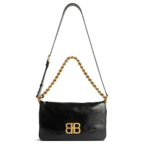 Bb Soft Medium Flap Bag “Black” 7485962AAIZ1000