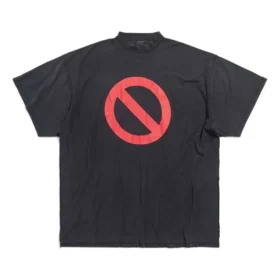Bfrnd Series Inside-out Oversized T-shirt “Black Faded” 787358TQVG81083