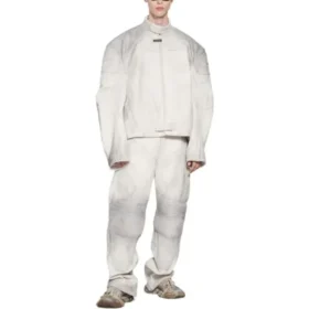 Biker Jacket Oversized “White” 744983TOS149012