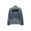 Bleached-Effect Button-Up Denim Jacket “Blue” 724651THW254245
