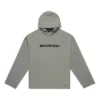 Blurred Logo Distress Hoodie “Grey” 661711TKVD68174