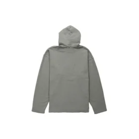 Blurred Logo Distress Hoodie “Grey” 661711TKVD68174