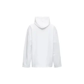 Blurred Logo Distress Hoodie “White” 661711TKVD69040